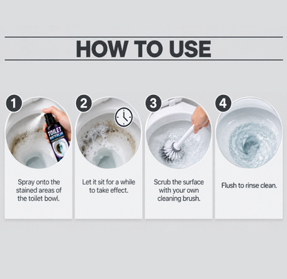 🚽 TOILET WATERLINE CLEANER — TARGET STUBBORN WATERLINE RINGS, DARK STAINS &amp; EVERYDAY TOILET BOWL BUILDUP RIGHT WHERE THEY START