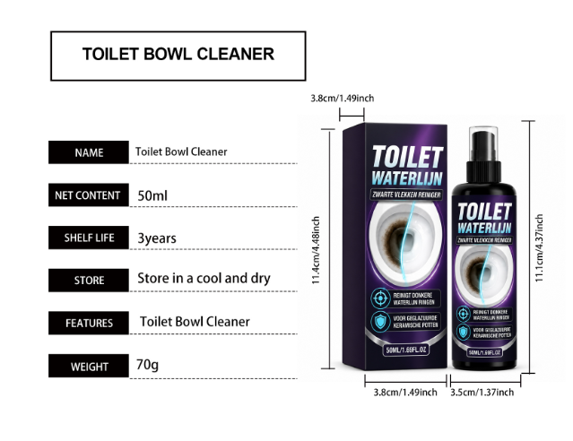 🚽 TOILET WATERLINE CLEANER — TARGET STUBBORN WATERLINE RINGS, DARK STAINS &amp; EVERYDAY TOILET BOWL BUILDUP RIGHT WHERE THEY START