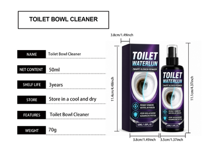 🚽 TOILET WATERLINE CLEANER — TARGET STUBBORN WATERLINE RINGS, DARK STAINS &amp; EVERYDAY TOILET BOWL BUILDUP RIGHT WHERE THEY START