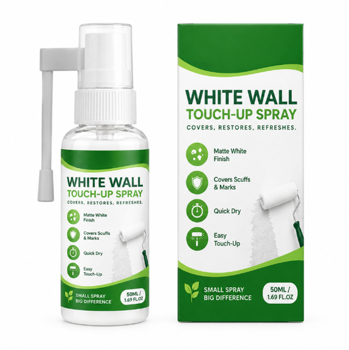 🏠 VELLORIIA® WHITE WALL TOUCH-UP SPRAY — COVER SMALL SCUFFS, MARKS &amp; EVERYDAY WALL IMPERFECTIONS WITHOUT REPAINTING THE ENTIRE ROOM