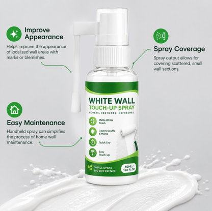 🏠 VELLORIIA® WHITE WALL TOUCH-UP SPRAY — COVER SMALL SCUFFS, MARKS &amp; EVERYDAY WALL IMPERFECTIONS WITHOUT REPAINTING THE ENTIRE ROOM