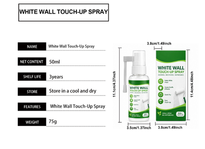 🏠 VELLORIIA® WHITE WALL TOUCH-UP SPRAY — COVER SMALL SCUFFS, MARKS &amp; EVERYDAY WALL IMPERFECTIONS WITHOUT REPAINTING THE ENTIRE ROOM