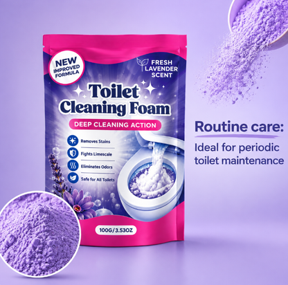 VELLORIIA® TOILET CLEANING FOAM POWDER — POUR IT IN, WATCH THE FOAM RISE &amp; GIVE YOUR TOILET BOWL THE DEEP-CLEANING RESET IT’S BEEN WAITING FOR