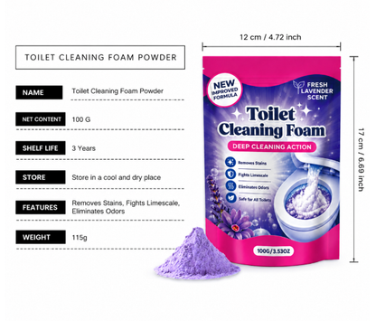 VELLORIIA® TOILET CLEANING FOAM POWDER — POUR IT IN, WATCH THE FOAM RISE &amp; GIVE YOUR TOILET BOWL THE DEEP-CLEANING RESET IT’S BEEN WAITING FOR