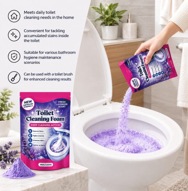 VELLORIIA® TOILET CLEANING FOAM POWDER — POUR IT IN, WATCH THE FOAM RISE &amp; GIVE YOUR TOILET BOWL THE DEEP-CLEANING RESET IT’S BEEN WAITING FOR