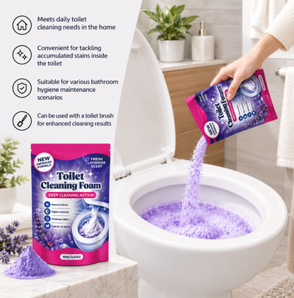 VELLORIIA® TOILET CLEANING FOAM POWDER — POUR IT IN, WATCH THE FOAM RISE &amp; GIVE YOUR TOILET BOWL THE DEEP-CLEANING RESET IT’S BEEN WAITING FOR