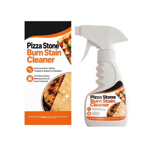 🍕 VELLORIIA® PIZZA STONE BURN STAIN CLEANER — BRING YOUR WELL-USED PIZZA STONE BACK FROM GREASE, DARK BURN MARKS &amp; STUBBORN BAKED-ON RESIDUE