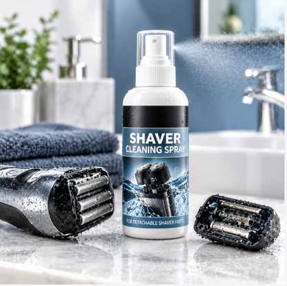 🪒 VELLORIIA® SHAVER CLEANING SPRAY — GIVE THE SHAVER THAT TOUCHES YOUR FACE EVERY MORNING THE CLEANING ROUTINE IT DESERVES