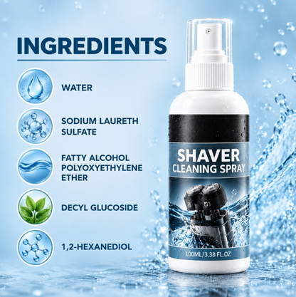 🪒 VELLORIIA® SHAVER CLEANING SPRAY — GIVE THE SHAVER THAT TOUCHES YOUR FACE EVERY MORNING THE CLEANING ROUTINE IT DESERVES