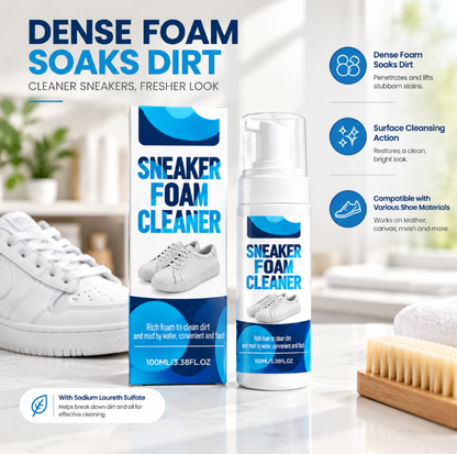 👟 VELLORIIA® SNEAKER FOAM CLEANER — RICH FOAM FOR EVERYDAY DIRT, MUD &amp; THE MESSES THAT MAKE YOUR FAVORITE SNEAKERS LOOK OLDER THAN THEY REALLY ARE
