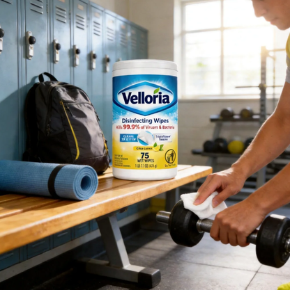 🧼 Velloriia® DISINFECTING WIPES — ONE QUICK WIPE FOR EVERYDAY MESSES, GREASE, GRIME & THE SURFACES YOUR FAMILY TOUCHES MOST