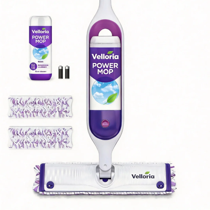 🏡 VELLORIIA® POWER MOP — SPRAY, SWEEP & REFRESH YOUR FLOORS IN MINUTES WITHOUT THE BUCKET, HEAVY MOP OR MESSY CLEANUP