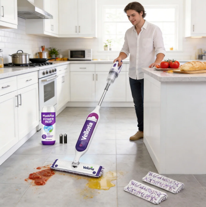 🏡 VELLORIIA® POWER MOP — SPRAY, SWEEP & REFRESH YOUR FLOORS IN MINUTES WITHOUT THE BUCKET, HEAVY MOP OR MESSY CLEANUP