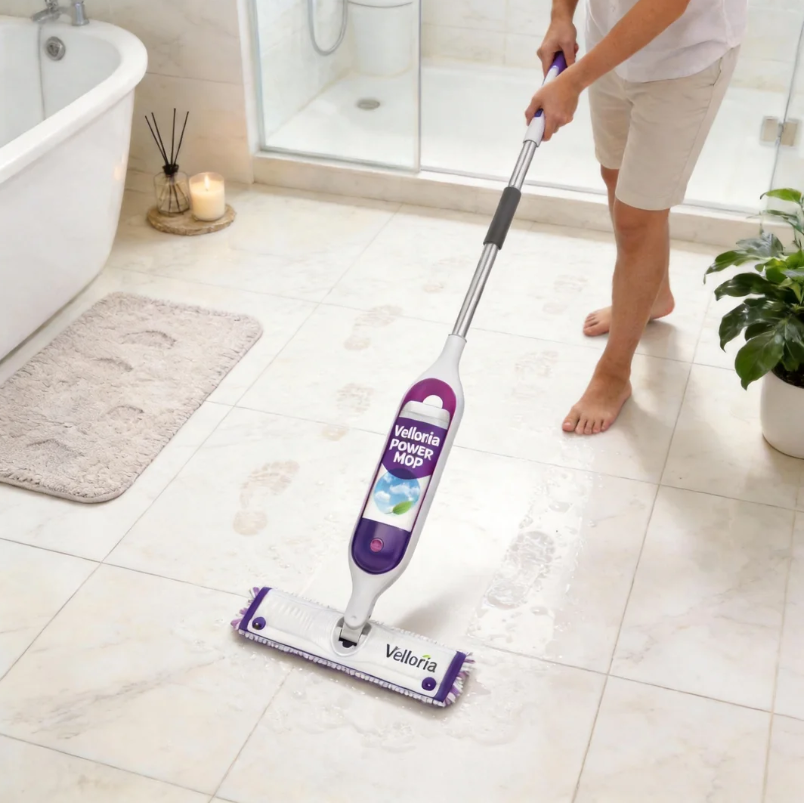 🏡 VELLORIIA® POWER MOP — SPRAY, SWEEP & REFRESH YOUR FLOORS IN MINUTES WITHOUT THE BUCKET, HEAVY MOP OR MESSY CLEANUP