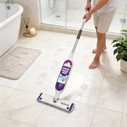 🏡 VELLORIIA® POWER MOP — SPRAY, SWEEP & REFRESH YOUR FLOORS IN MINUTES WITHOUT THE BUCKET, HEAVY MOP OR MESSY CLEANUP
