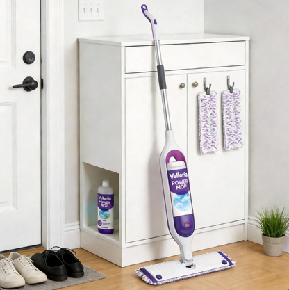 🏡 VELLORIIA® POWER MOP — SPRAY, SWEEP & REFRESH YOUR FLOORS IN MINUTES WITHOUT THE BUCKET, HEAVY MOP OR MESSY CLEANUP